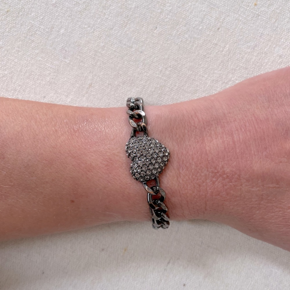 Rainstone Heart Shape Bracelet